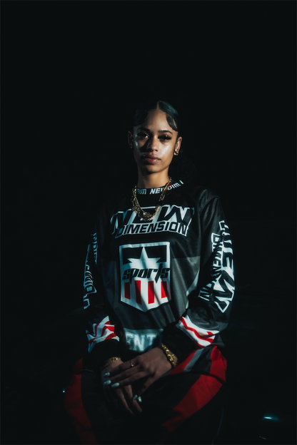 NDA Black/Red Racing Long Sleeve